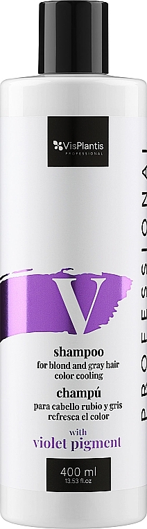 Shampoo für blondes Haar - Vis Plantis Shampoo For Blond and Gray Hair With a Cooling Color — Bild N1