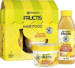 Düfte, Parfümerie und Kosmetik Set - Garnier Fructis Banana Hair Food Set (h/shampoo/350ml + h/mask/390ml)