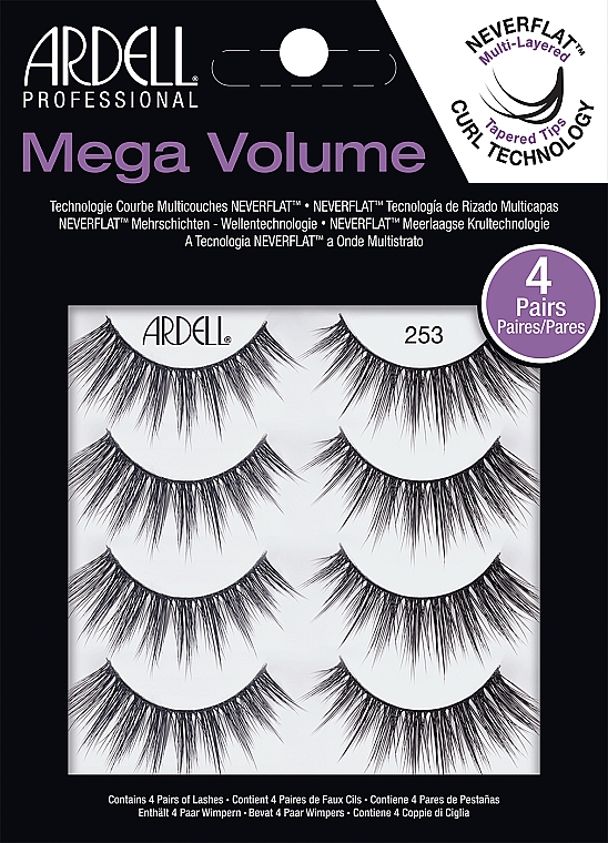 Künstliche Wimpern 253 - Ardell Mega Volume 253 — Bild N1