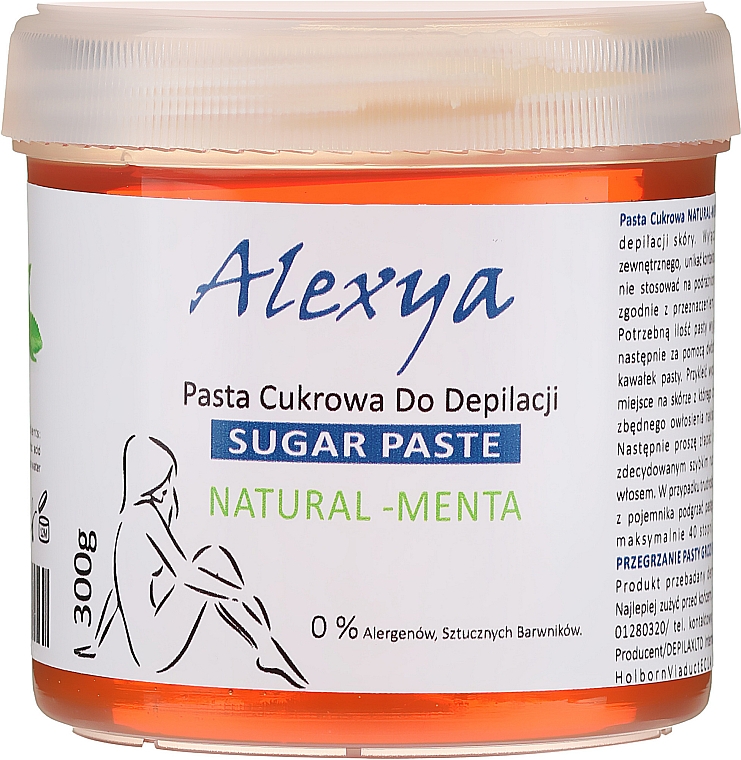 Zucker-Enthaarungspaste mit Minzduft - Alexya Sugar Paste Natural Menta — Bild N1