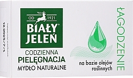 Beruhigende und feuchtigkeitsspendende Natrseife für empfindliche Haut - Bialy Jelen Soothing-Moisturizing Soap — Bild N1