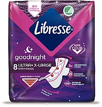 Damenbinden mit Flügeln Ultra Thin Goodnight Extra Soft 8 St. - Libresse Ultra Thin Goodnight Extra Soft — Bild N2