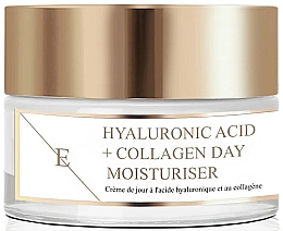 Düfte, Parfümerie und Kosmetik Anti-Aging Tagescreme für das Gesicht mit Hyaluronsäure und Kollagen - Eclat Skin London Hyaluronic Acid & Collagen Day Moisturiser
