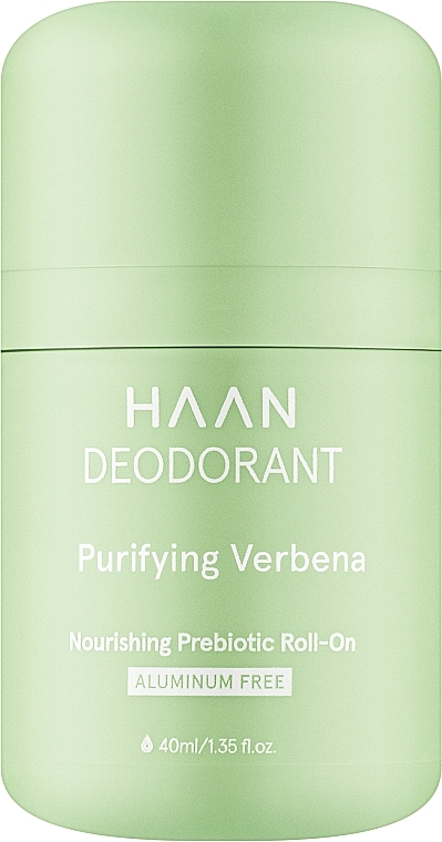 Deo Roll-on mit Präbiotika, aluminiumfrei - HAAN Purifying Verbena Deodorant — Bild N1