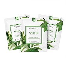 Tuchmaske für das Gesicht mit Grüntee-Extrakt - Foreo Green Tea Sheet Mask — Bild N7