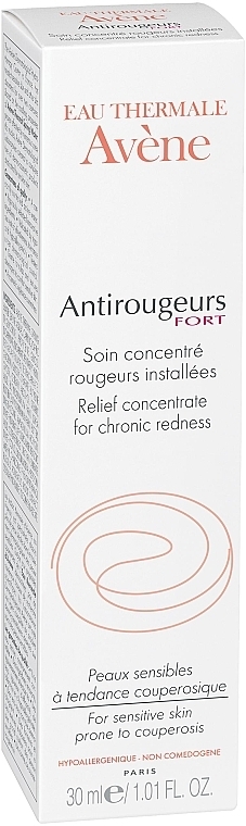 Intensive Gesichtspflege gegen hartnäckige Rötungen für empfindliche und zu Couperose neigende Haut - Avene Soins Anti-Rougeurs Relief Concentrate For Chronic Readness — Bild N3