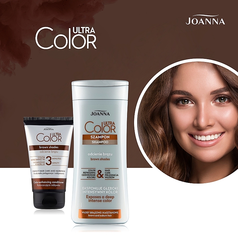 Farb-Conditioner zur Farberfrischung von Brauntönen - Joanna Ultra Color System Brown Shades — Bild N6