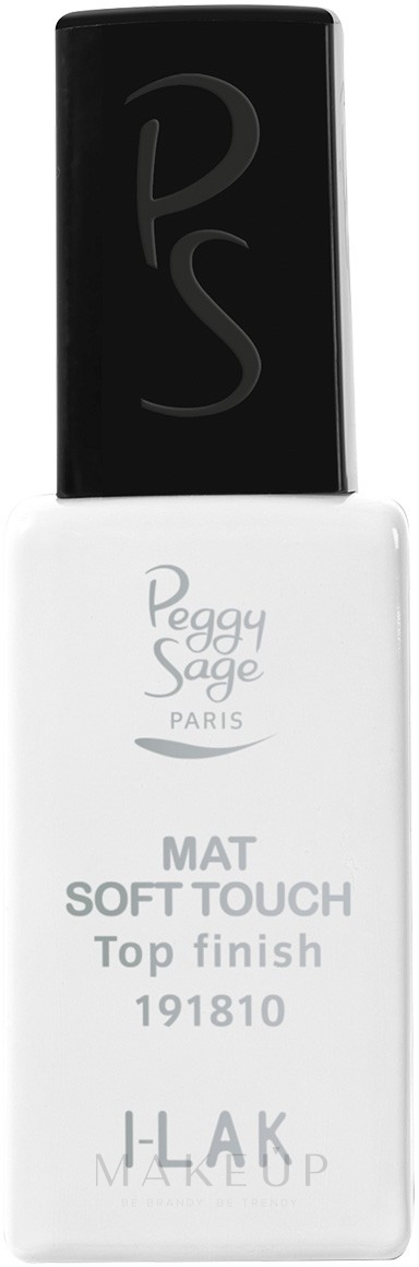 Matter Nagelüberlack - Peggy Sage Top Finish Mat Soft Touch I-Lak — Bild 11 ml