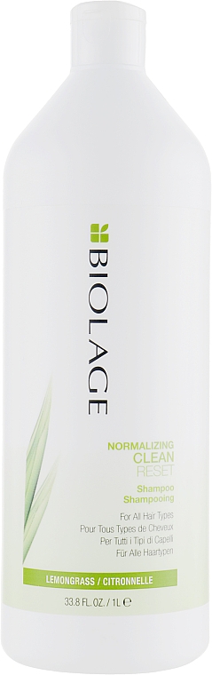 Normalisierendes Shampoo mit Zitronengras für alle Haartypen - Biolage Normalizing CleanReset Shampoo — Bild N3