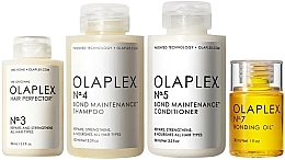 Set zur Stärkung der Haare und mehr Glanz - Olaplex In Good Repair Strength & Shine Hair Kit (Shampoo 100ml + Conditioner 100ml + Elixier 50ml + Öl 30ml)  — Bild N2