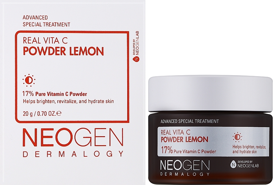 Neogen Dermalogy Real Vita C Powder Lemon - Aufhellender Gesichtspuder mit Vitamin C — Bild N2