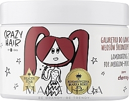 Düfte, Parfümerie und Kosmetik Gel zur Laminierung von mittelporösem Haar  - HiSkin Crazy Hair Jelly For Laminating Medium Porosity Hair Cherry