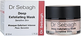 Düfte, Parfümerie und Kosmetik Tiefenpeeling Maske für empfindliche Haut - Dr Sebagh Deep Exfoliating Mask
