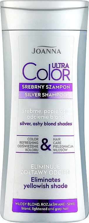 Silber-Shampoo gegen Gelbstich - Joanna Ultra Color System — Bild N1