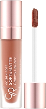 Düfte, Parfümerie und Kosmetik Flüssiger Lippenstift - Golden Rose Soft & Matte Creamy Lip Color
