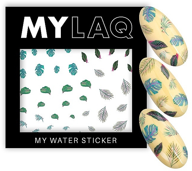 Nagelsticker Mein Pastellblatt - MylaQ My Water Sticker My Pastel Leaf — Bild N2