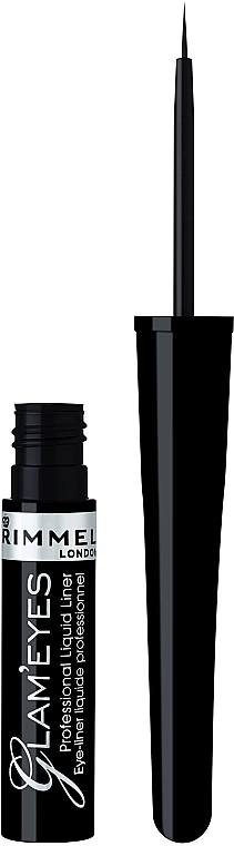 Liquid Eyeliner - Rimmel Glam'Eyes Professional Liquid Liner — Bild N2