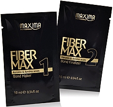 Set Keratin-Wiederherstellung - Maxima Fiber Max (keratin/bond maker/10 ml + keratin/bond finalizer/12 ml) — Bild N3