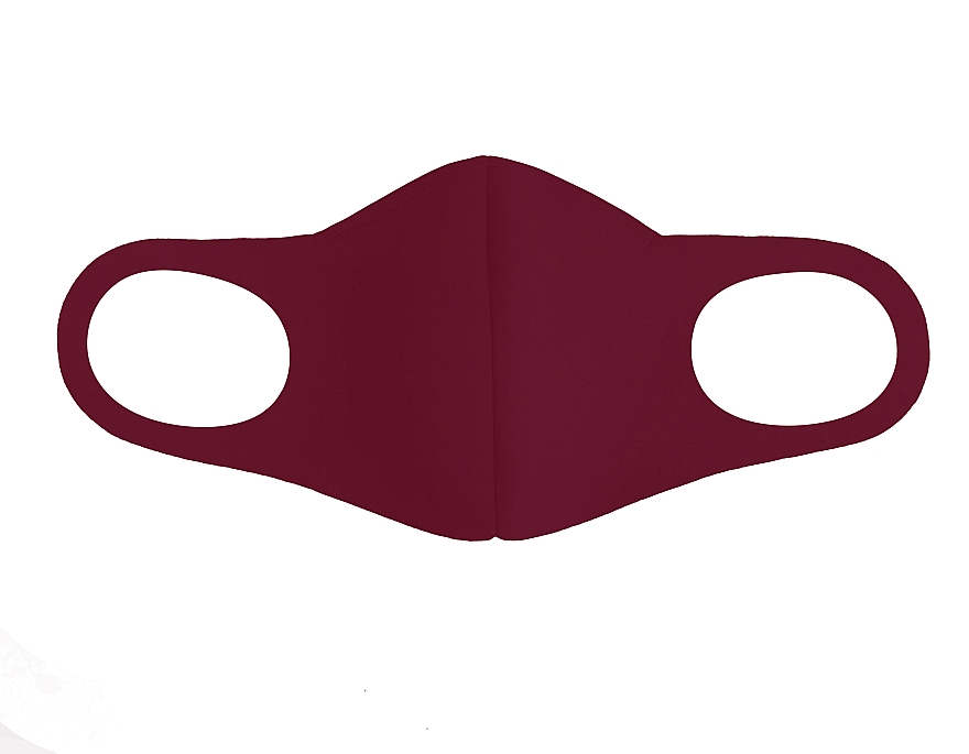 Wiederverwendbare Mundschutzmaske Marsala XS-size - MAKEUP — Bild N2