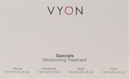 Düfte, Parfümerie und Kosmetik Gesichtspflegeset - Vyon Specials Moisturizing Treatment (Gesichtspeeling 10ml + Gesichtskonzentrat 7ml + Gesichtsmaske 15ml + Gesichtscreme 7ml)