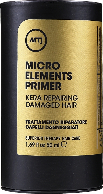 Regenerierender Primer für geschädigtes Haar - MTJ Cosmetics Superior Therapy Hair Care Micro Elements Primer Kera Repairing Damaged Hair — Bild N2