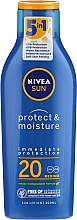 Feuchtigkeitsspendende Sonnenschutzlotion SPF 20 - NIVEA Sun Protect & Moisture Sun Lotion SPF20 — Bild N3