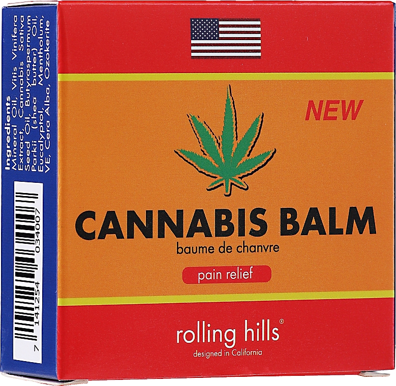 Körperbalsam mit Hanfsamenöl - Rolling Hills Organic Cannabis Oil — Bild N1