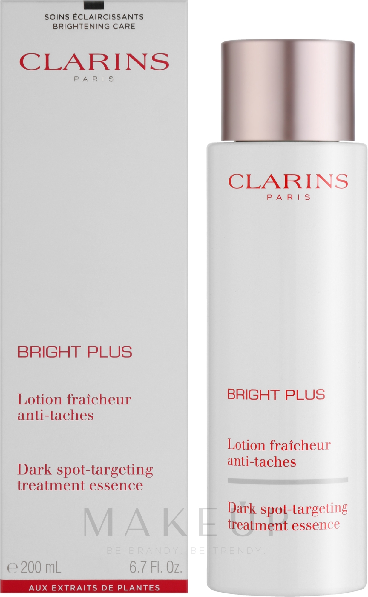 Aufhellende Gesichtsessenz - Clarins Bright Plus Dark Spot-Targeting Treatment Essence — Bild 200 ml