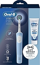 Düfte, Parfümerie und Kosmetik Zahnpflegeset - Oral-B Vitality Pro Blue (Zahnpasta 75ml + Zahnbürste)