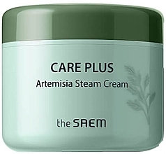 Beruhigende Creme mit Wermut und Sheabutter  - The Saem Care Plus Artemisia Steam Cream  — Bild N1