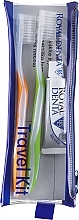 Zahnpflegeset Variante 1 - Royal Denta Travel Kit Silver (Zahnbürste 2 St. + Zahnpasta 20g + Kosmetiktasche 1 St.) — Bild N2