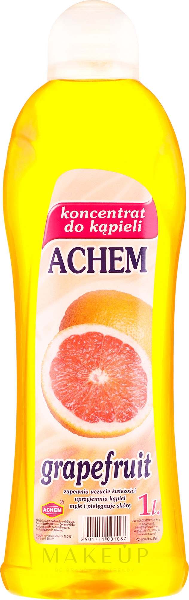Badekonzentrat "Grapefruit" - Achem Concentrated Bubble Bath Grapefruit — Bild 1000 ml