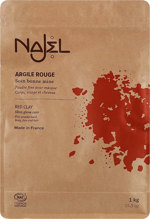 Rote kosmetische Tonerde - Najel Red Clay For Healthy Glow — Bild N3