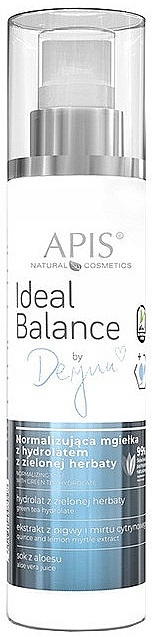 Normalisierendes Gesichtsspray mit Grünteehydrolat - APIS Professional Ideal Balance By Deynn Normalizing Spray With A Hydrolate — Bild N1