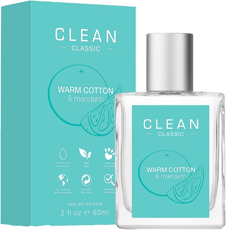 Clean Classic Warm Cotton & Mandarin  - Eau de Toilette — Bild N1
