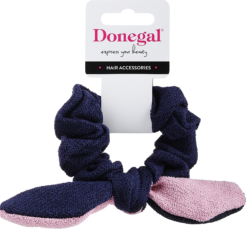 Haargummi dunkelblau und rosa - Donegal FA-5689  — Bild N1