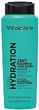 Düfte, Parfümerie und Kosmetik Shampoo-Conditioner für Haare mit Leinsamen und Avocado - Vitalcare Professional Ultra Hydration Shampoo & Balsamo
