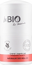 Düfte, Parfümerie und Kosmetik Natürliches Deo Roll-on mit Granatapfel und Goji-Beeren - BeBio Natural Pomegranate & Goji Berries Deodorant Roll-On