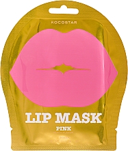 Düfte, Parfümerie und Kosmetik Hydrogel Lippenmaske mit Pfirsich - Kocostar Lip Mask Pink