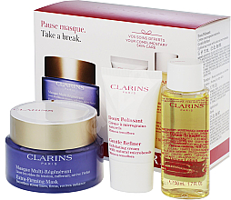 Düfte, Parfümerie und Kosmetik Set - Clarins Take A Break Set (mask/75ml + exf/cr/15ml + lot/50ml)