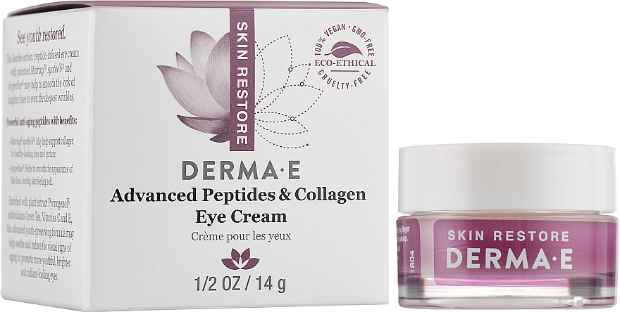 Creme für die Augenpartie mit Peptiden und Kollagen - Derma E Skin Restore Advanced Peptide & Collagen — Bild N5