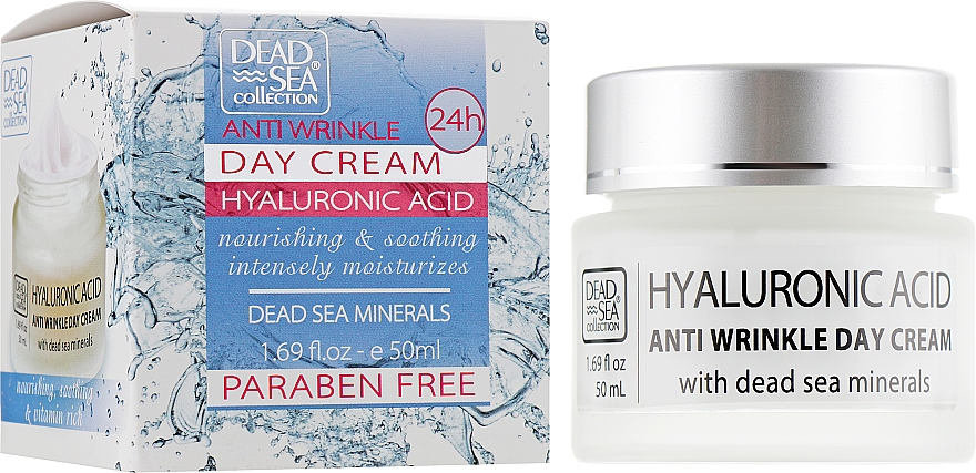 Anti-Falten-Tagescreme - Dead Sea Collection Hyaluronic Acid Anti-Wrinkle Day Cream — Bild N1