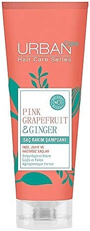 Haarshampoo mit rosa Grapefruit und Ingwer - Urban Pure Pink Grapefruit & Ginger Shampoo  — Bild N1