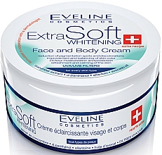 Düfte, Parfümerie und Kosmetik Aufhellende Creme für Gesicht und Körper - Eveline Cosmetics Extra Soft Whitening