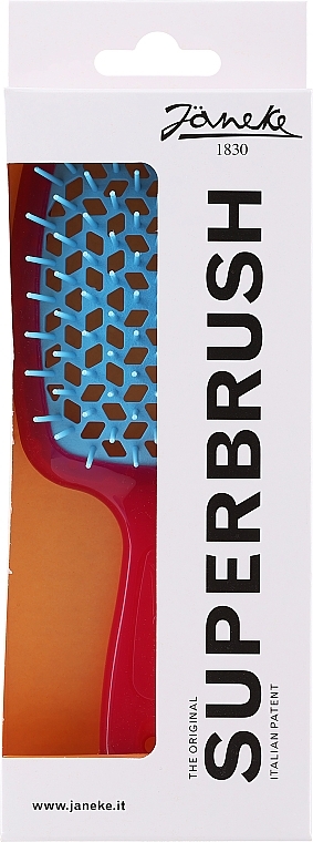 Haarbürste mit weichen und scharfen Spitzen Silicon Line Fux - Janeke — Bild N2