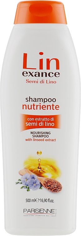 Sanftes Shampoo für alle Haartypen mit Leinsamen-Extrakt - Parisienne Italia Lin Exance Shampoo — Bild N1