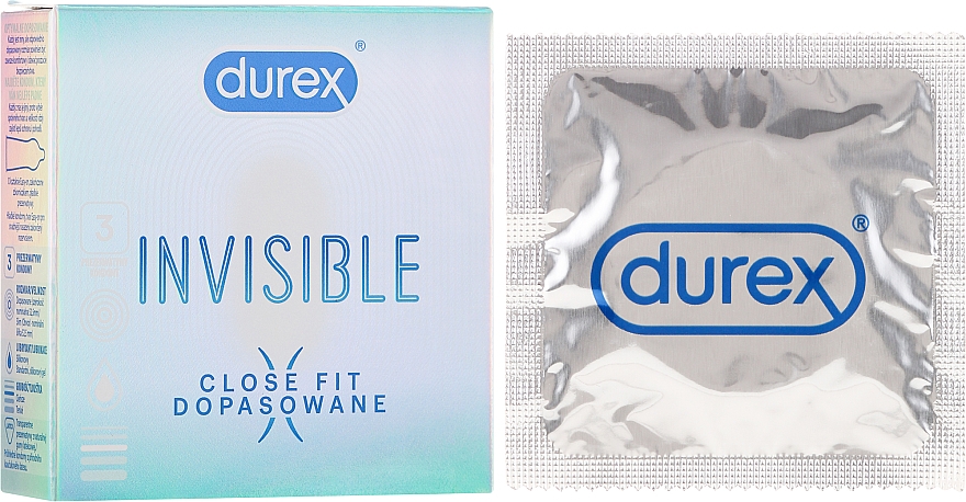 Kondome 3 St. - Durex Invisible Close Fit — Bild N1