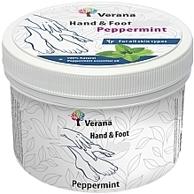 Düfte, Parfümerie und Kosmetik Hand- und Fußpeeling Pfefferminz - Verana Hand & Foot Scrub Peppermint