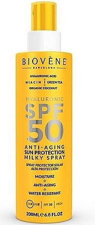 Körperlotion - Biovene Sun Protection Milky Spray SPF50 — Bild N1