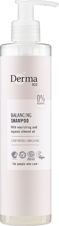 Ausgleichendes Shampoo mit Aloe Vera Extrakt und Mandelöl - Derma Eco Woman Balancing Shampoo — Bild N1